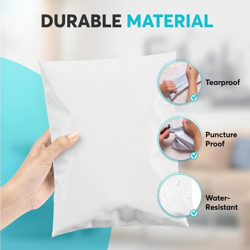 25 Pcs - 19” x 24” Glossy White Poly Bag Mailer Envelopes
